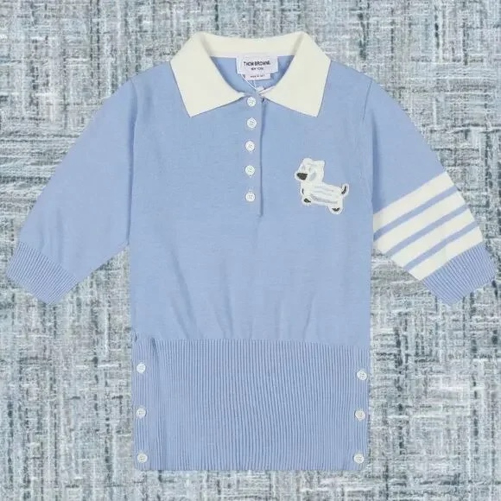 Thom Browne Women's Blue Short Sleeve